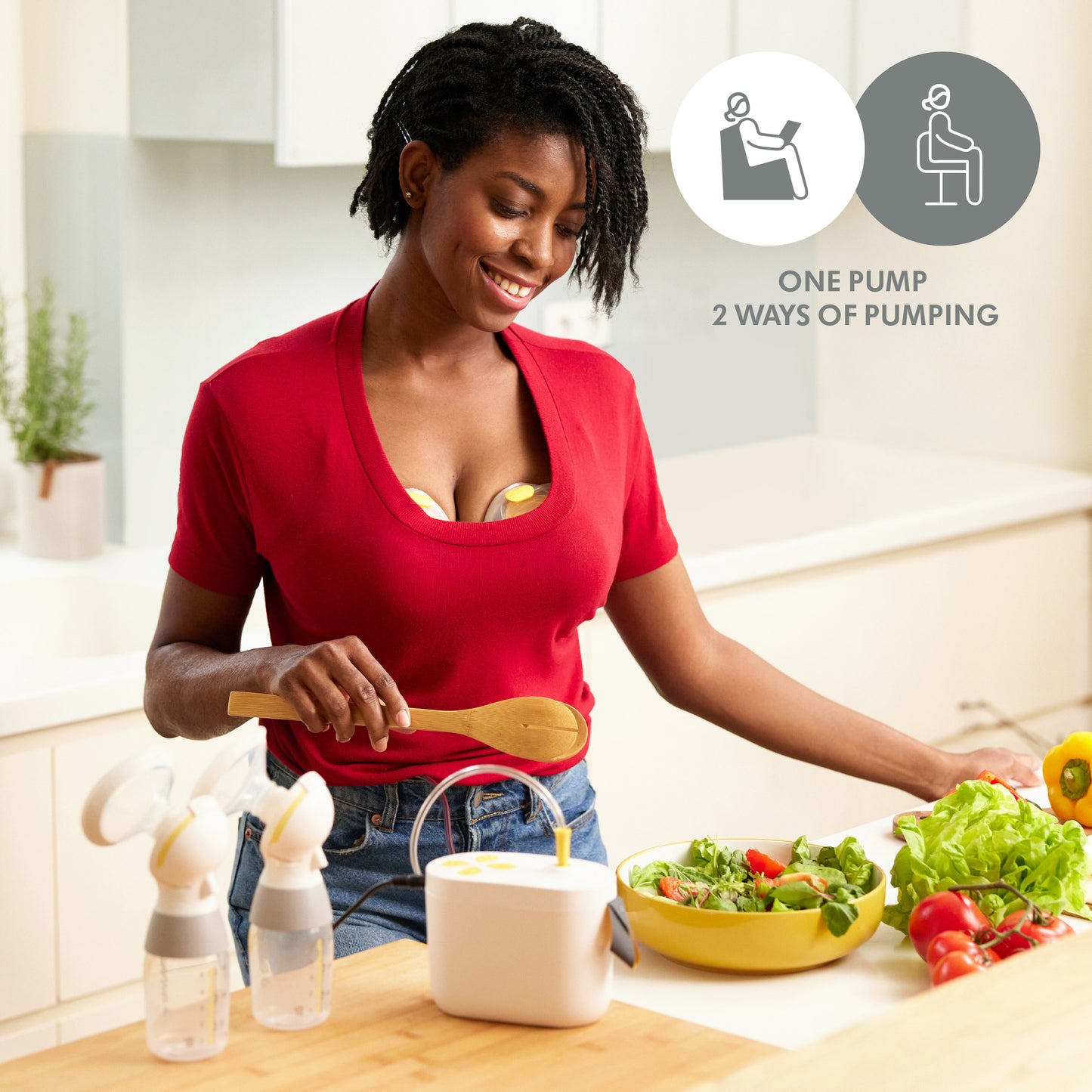 Bundle Special! Medela Pump In Style Hands-Free Double Electric Breast Pump, plus Traditional Pumping Kit