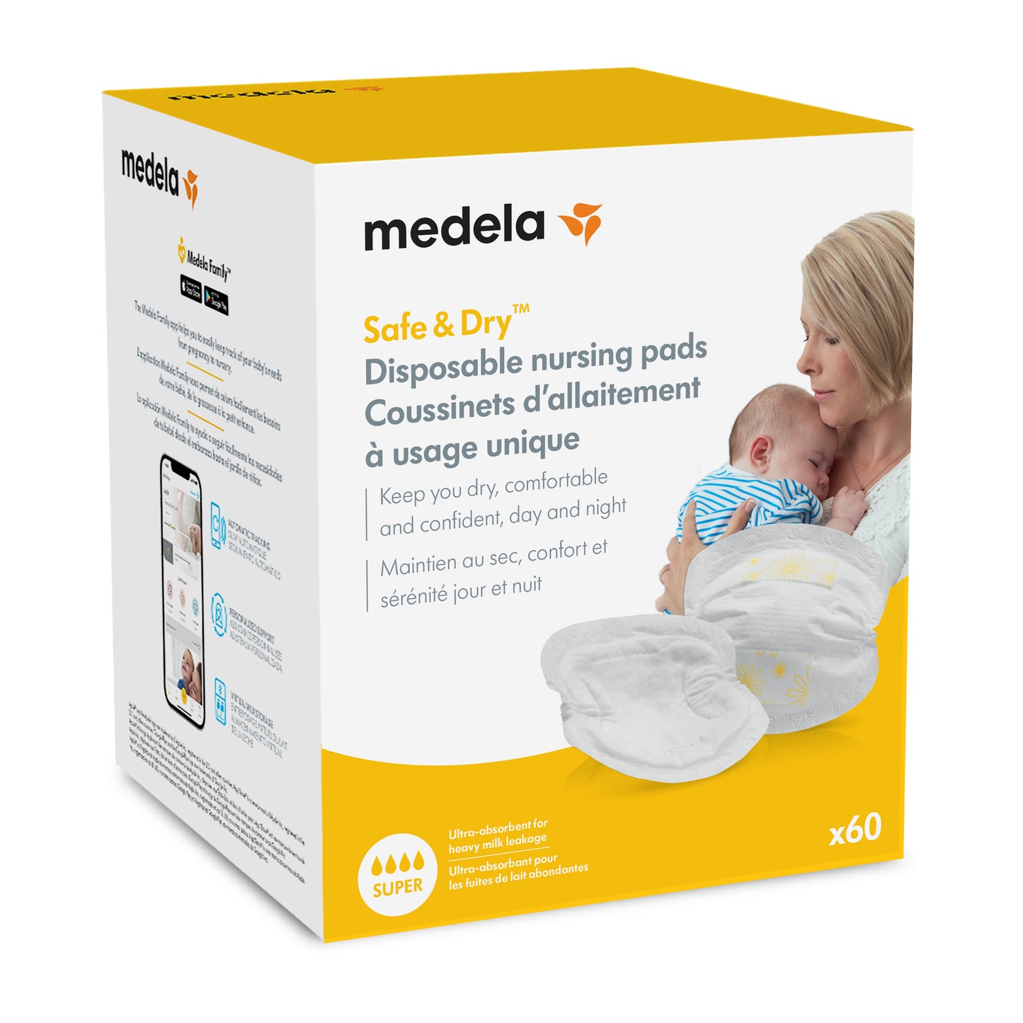 Medela Safe & Dry Super Absorbency Disposable Nursing Pads