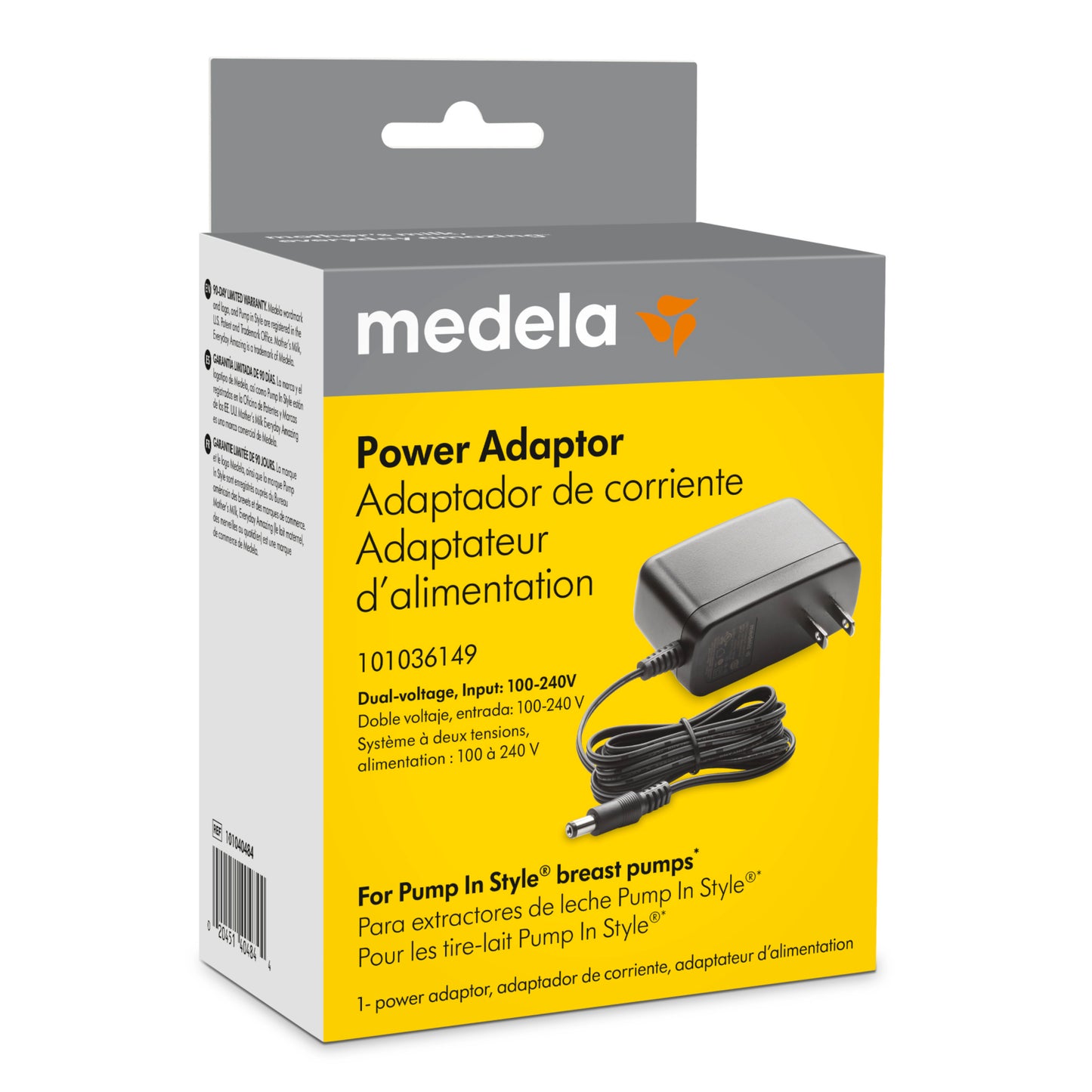 Medela Power Adaptor for 9 Volt Pump In Style Breast Pumps