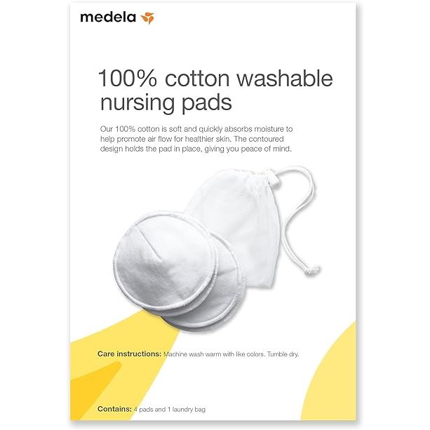Medela 100% Cotton Washable Nursing Pads