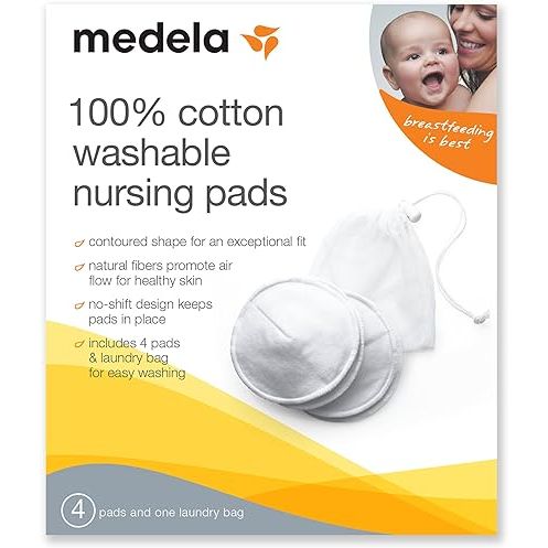 Medela 100% Cotton Washable Nursing Pads