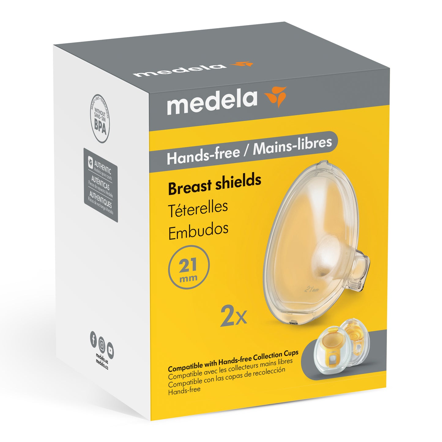 Medela Hands-Free Breast Shields