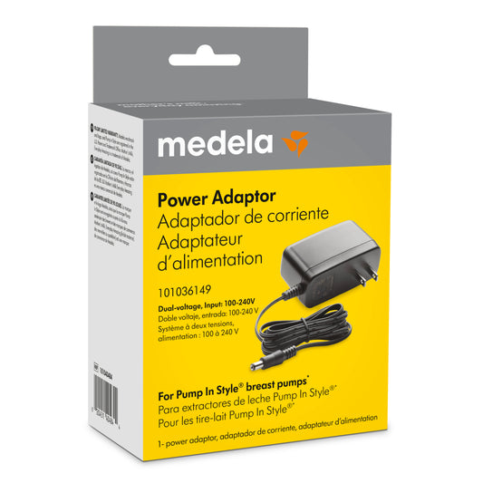 Medela Power Adaptor for 9 Volt Pump In Style Breast Pumps