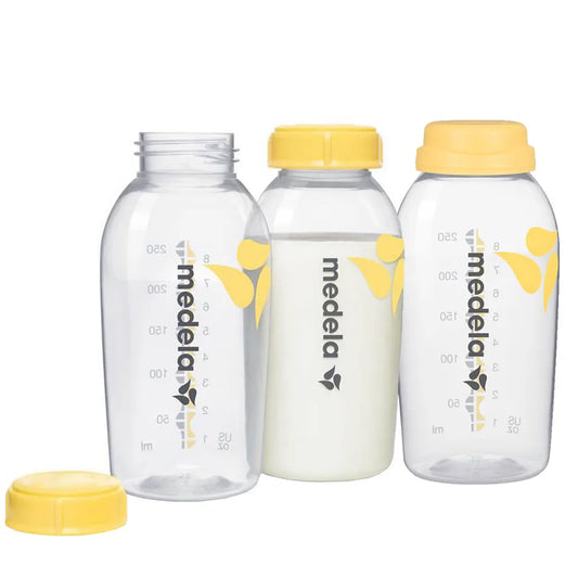 Medela Bottles with Solid Lids